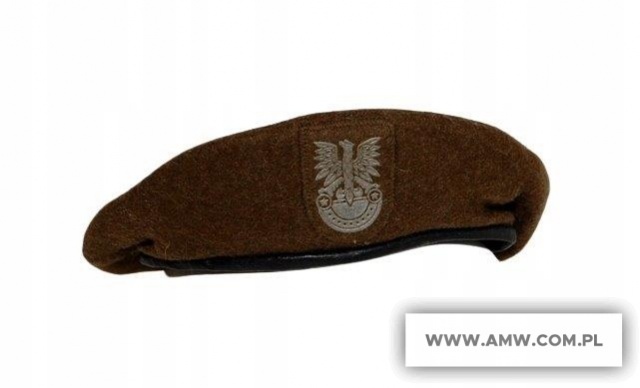 BERET KOLORU BRĄZOWEGO 